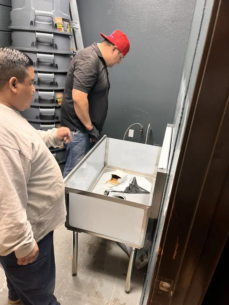 Commercial plumbing and sink installation in Sicklerville